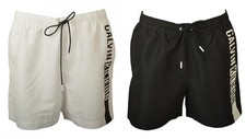 Boxer mare uomo  CALVIN KLEIN piscina swimwear con logo stampato articolo ZM0ZM0