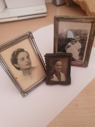 Lotto cornici vintage con - n.3,