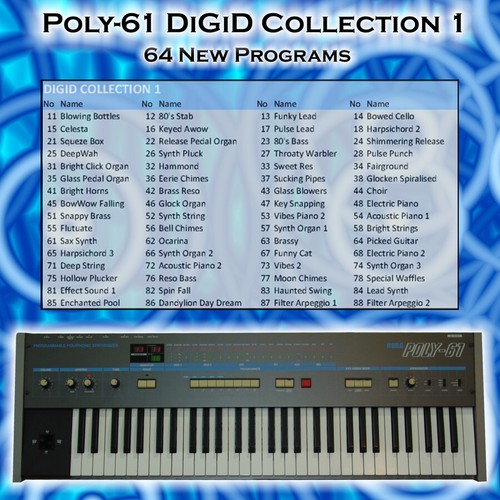 Korg poly digid collezione - korg, poly-61