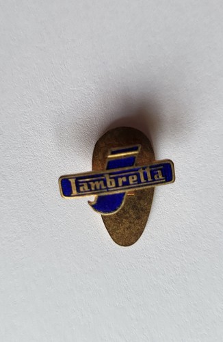 Vintage enamel lambretta - enamel,