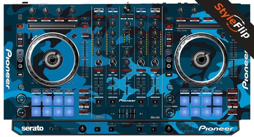 Pioneer ddj skin blu - pioneer, ddj-sx