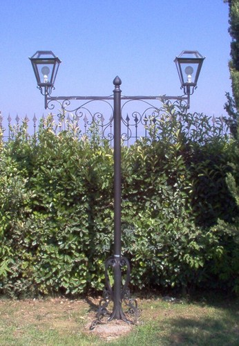 Lampione lanterna acciaio inox - lampione,