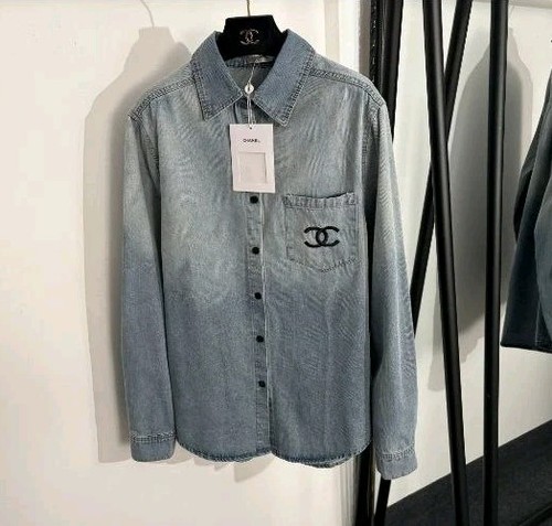 Camicia jeans chanel - camicia,