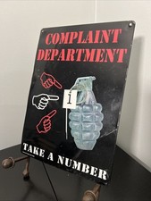 Vintage Style Complaint Dept