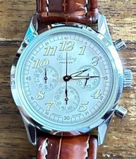 BREITLING NAVITIMER PREMIER OROLOGIO DA UOMO AUTOMATICO A40035 TOP 38MM ACCIAIO