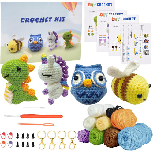 4pz kit per uncinetto - per,