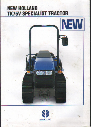 New holland tk75v - holland, "tk75v"
