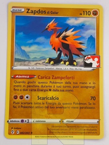 Zapdos galar league - zapdos,