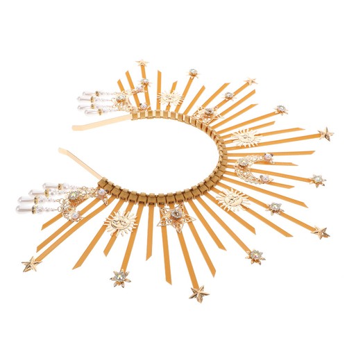 Cerchietto diadema marrone