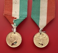 MONETA CENTESIMO DI GUERRA PATRIOTTICO CON NASTRINO COEVO COLLEZIONE NUMISMATICA