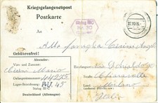 Germany 1943 cover pow - germany,
