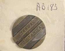 GETTONE TELEFONICO - ARGENTINA ENTEL LUNGA DISTANZA STELLA NEL RETRO IN BRONZO