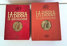 LA BIBBIA DI GERUSALEMME + COFANETTO EDIZIONE DEL QUARANTESIMO 40 EDB COME NUOVA