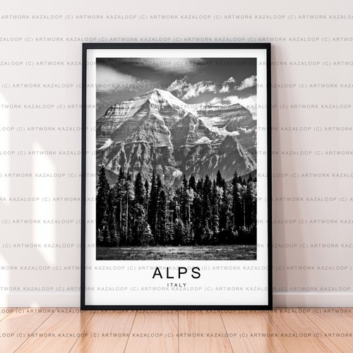 Poster alpi senza cornice - poster,