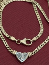 Collana in oro giallo 14 kt Diamante , certificato