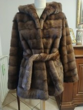 Giacca Top artigiano propone pelliccia visone Femmina nuovo tg 44,cintura