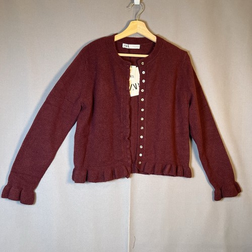 Cardigan zara marrone - zara,