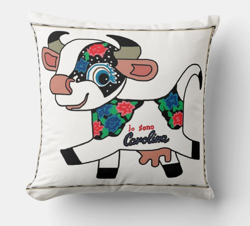 Cuscino 40x40 tributo mucca - 40x40,