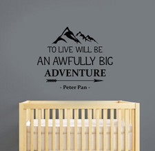 Adesivo murale citazione Peter