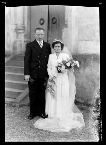 Mariés wedding portrait - mariés,