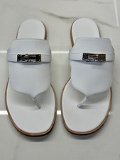 Hermes Elixir sandalo infradito White - taglia 38 - Usate una volta sola