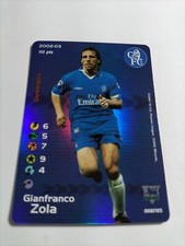 CARD FOIL SUBBUTEO TRADING GAME 2002/03 CHELSEA PREMIER LEAGUE GIANFRANCO ZOLA 