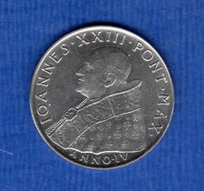 vaticano - MONETA 100 L. , PAPA GIOVANNI XXIII , del 1962 , CONCILIO