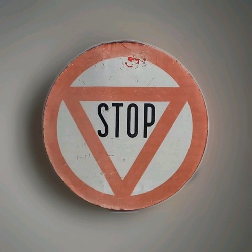 Cartello stradale stop - cartello,