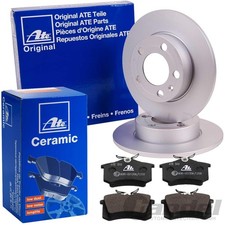 ATE Dischi Freno + Ceramica Pastiglie Posteriori per VW Golf 4 Audi A3 Tt