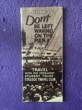 1931 Tour Guide College Travel