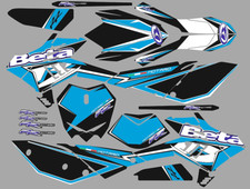 Beta RR 125 LC 2011 - 2018 blu blu DECORAZIONE DECAL KIT adesivi carena