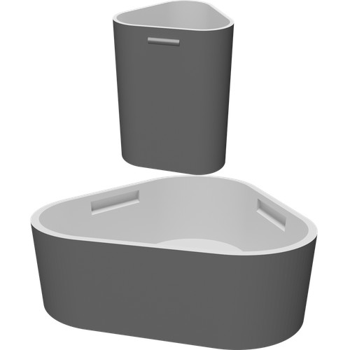 Contenitore batterie per - contenitore, 3x