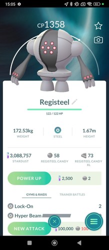 Registeel legendary non shiny - registeel,