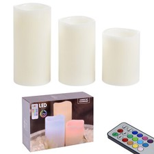 3tlg. LED Candele Set Incl