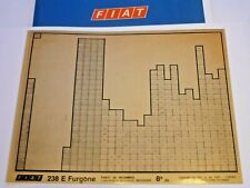 Furgone Fiat 238 E Furgone 8.A. 1982 circa catalogo ricambi originali ETK