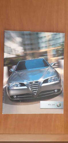 Depliant alfa romeo 166 - alfa,