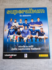 ALBUM DI FIGURINE SUPERALBUM IN AZZURRO MITI NAZIONALE ITALIANA PANINI COMPLETO