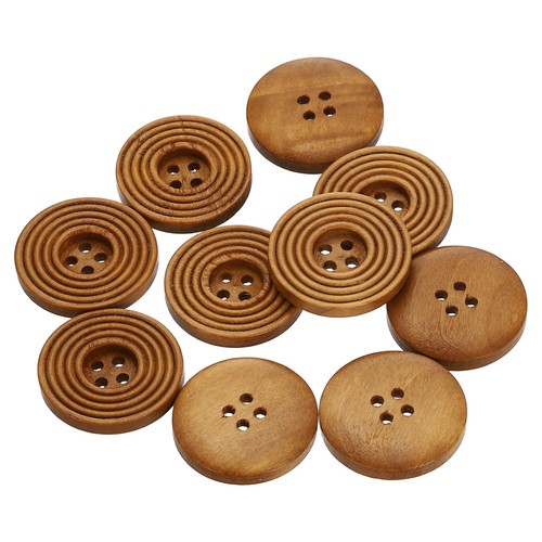 10pcs bottoni legno 4 - 1",