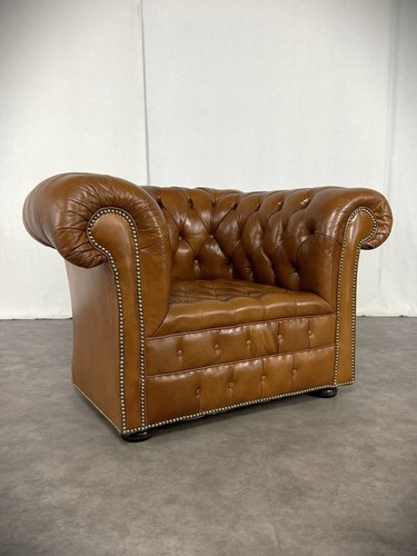 Poltrona chesterfield pelle - chesterfield, in