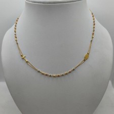 Collana Rosario oro 18 kt