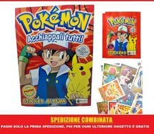 Figurine Pokemon stickers Merlin Serie 1 prima album rosso carte card collezione