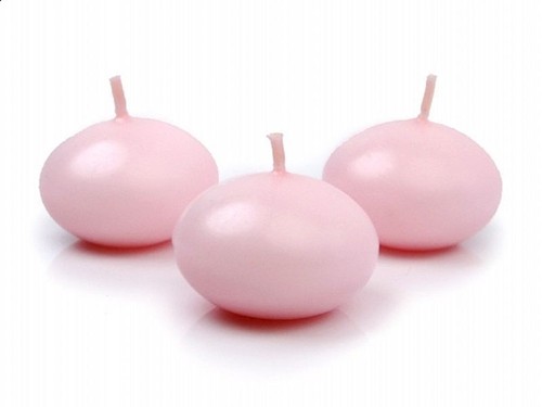Candele galleggianti rosa - 50,