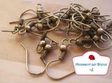 Monachelle e Ganci e Perni per Orecchini per Creazioni color Bronzo scegli (R8)