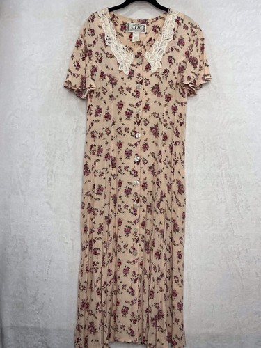 Maxi abito vintage - , floreale