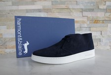 Harmont & Blaine 42 Schnürschuhe Scarpe Basse Blu Scuro Nuovo Origin.