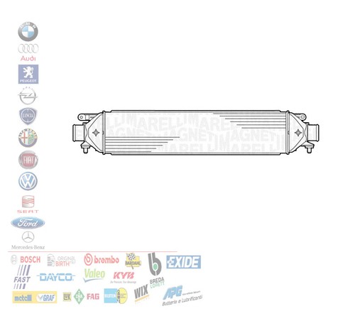 Intercooler alfa romeo mito - alfa,