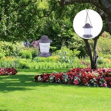  Contenitore per mangime per uccelli colonna mangime uccelli casetta per uccelli in plastica