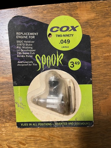 Motore aereo vintage cox 049 - motore,