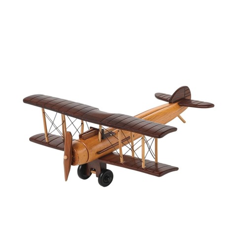 Modellino biplano legno - modellino,