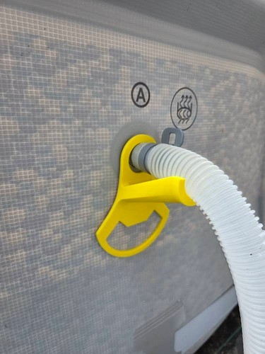 Supporto tubo acqua piscina - supporto,